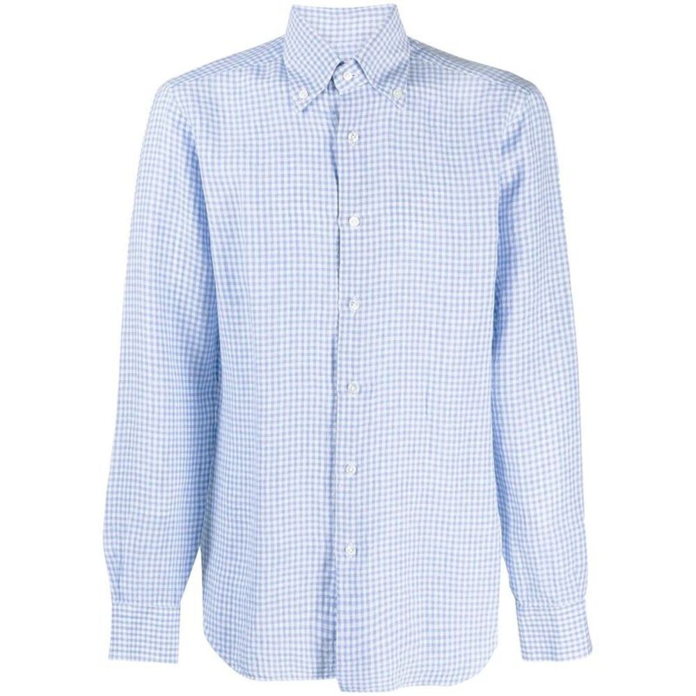Barba Men Checkered Shirt
